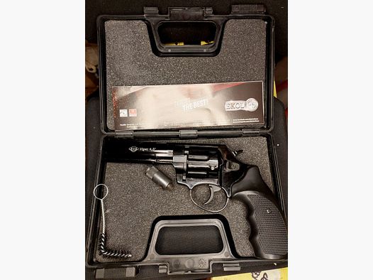 Ekol Viper 4,5 Zoll Schreckschuss Revolver Schwarz 9 mm R.K. (PTB 1003)