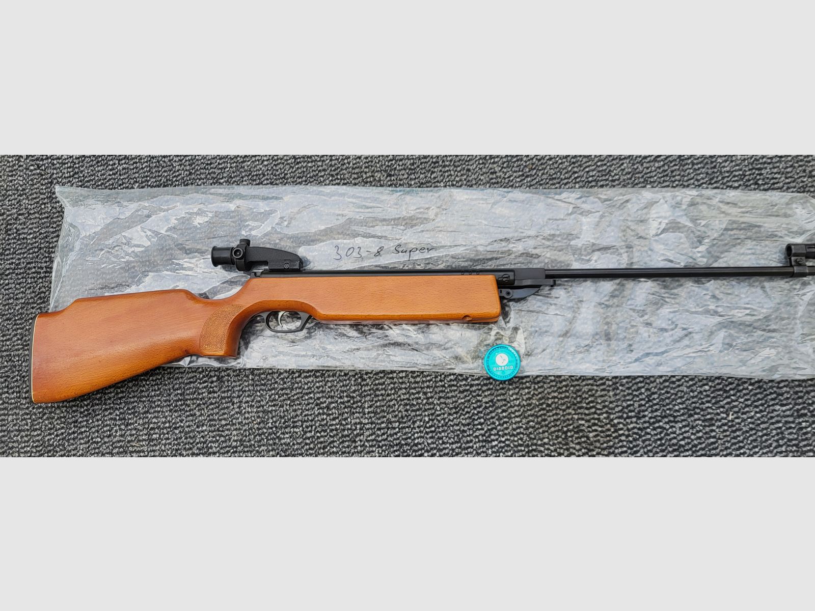 DDR Luftgewehr,Haenel 303 Super mit Diopter 