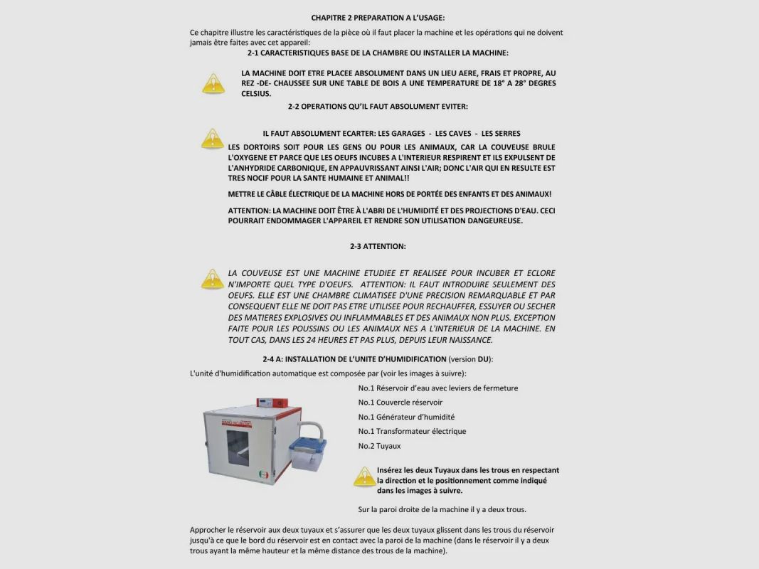 Couveuse automatique Maino DUC 70 avec humidificateur, image 11 sur 29