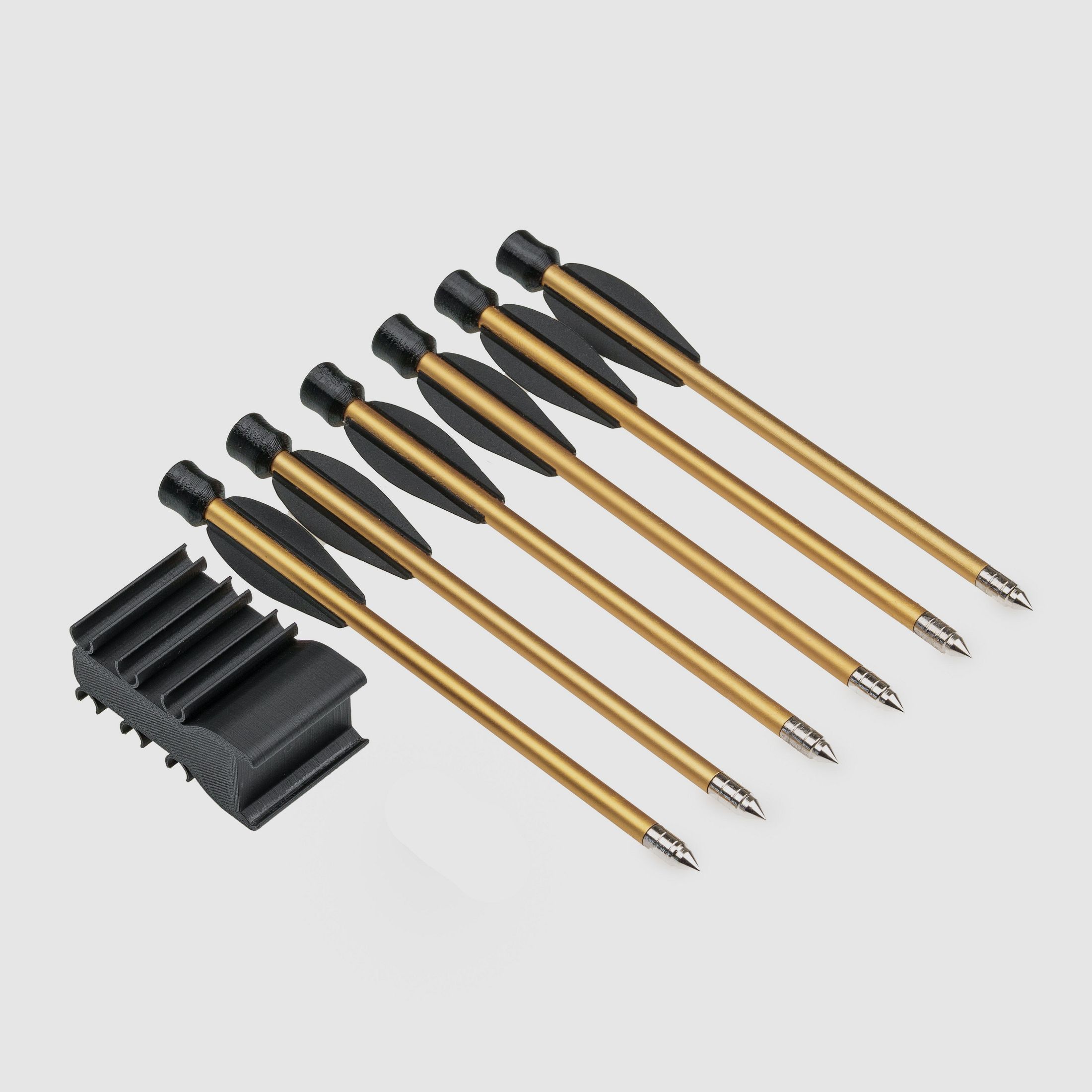 KOMBI | ARROW HOLDER  | Pfeilhalter + 6 Arrows | ROT oder Schwarz | T4E HDP50
