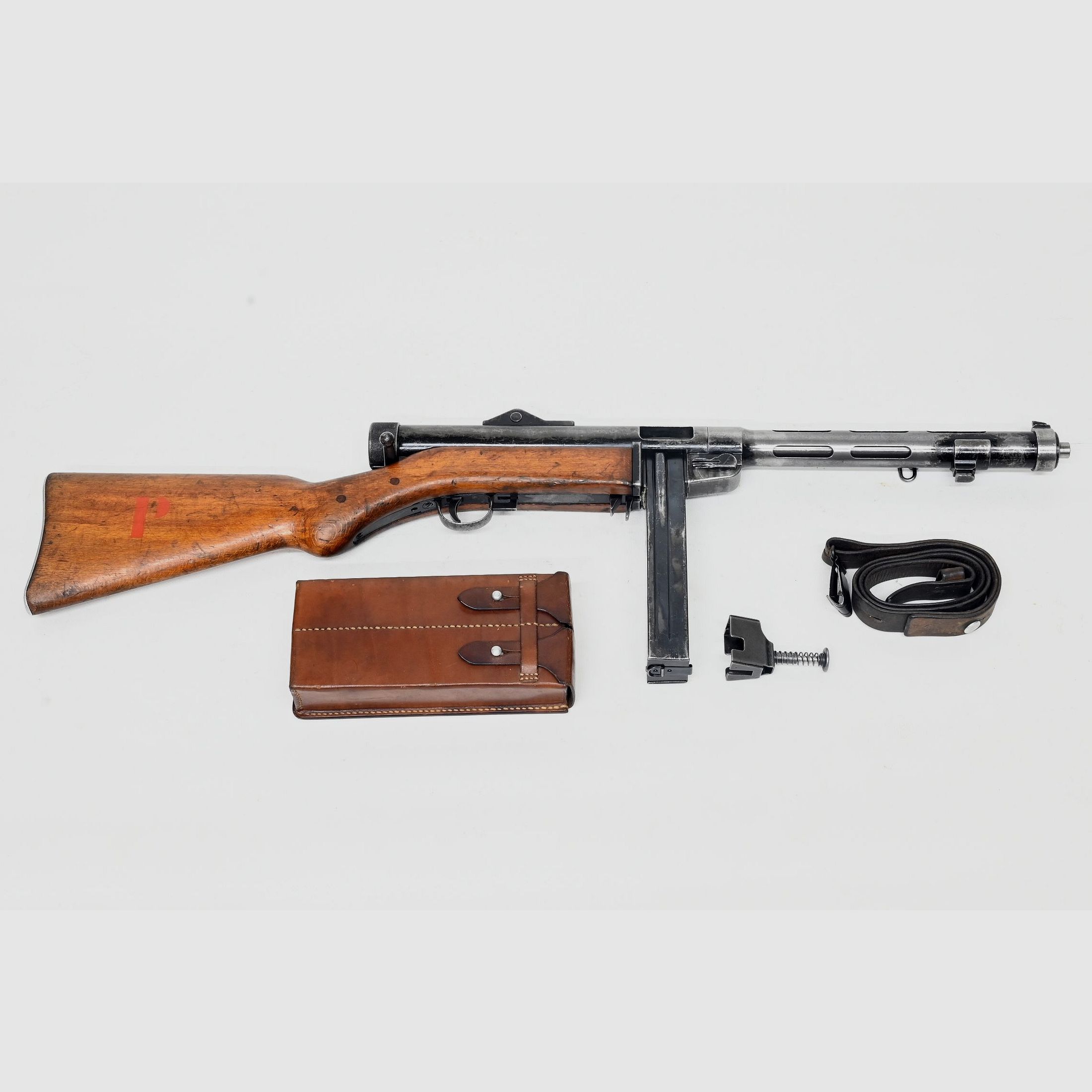 MP Hispano Suiza 43/44, Occ., 9×19, Seriefeuerwaffe, Bild 1 von 4