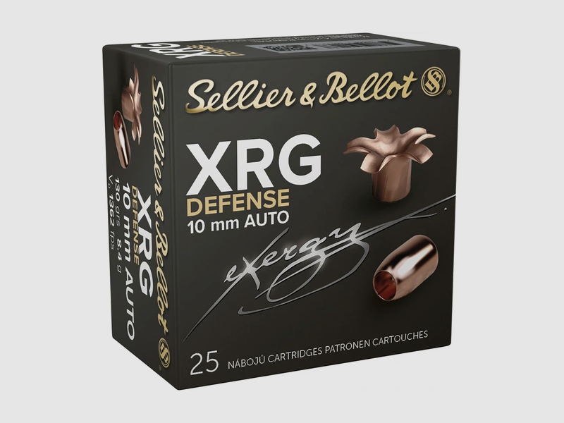 S&B 10mm Auto XRG Defense 130gr/8,4g – 25er Pkg