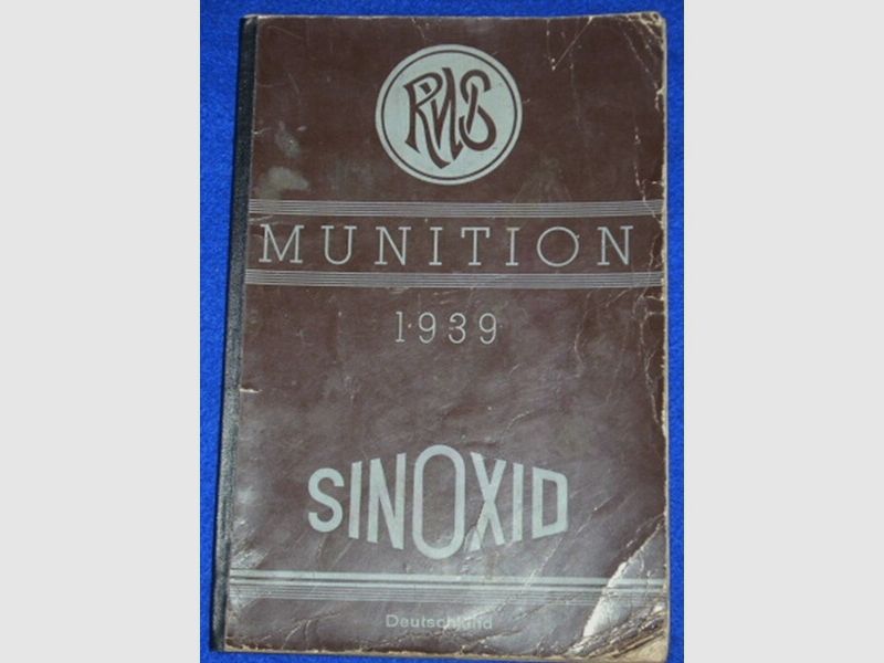 Katalog Munition RWS von 1939