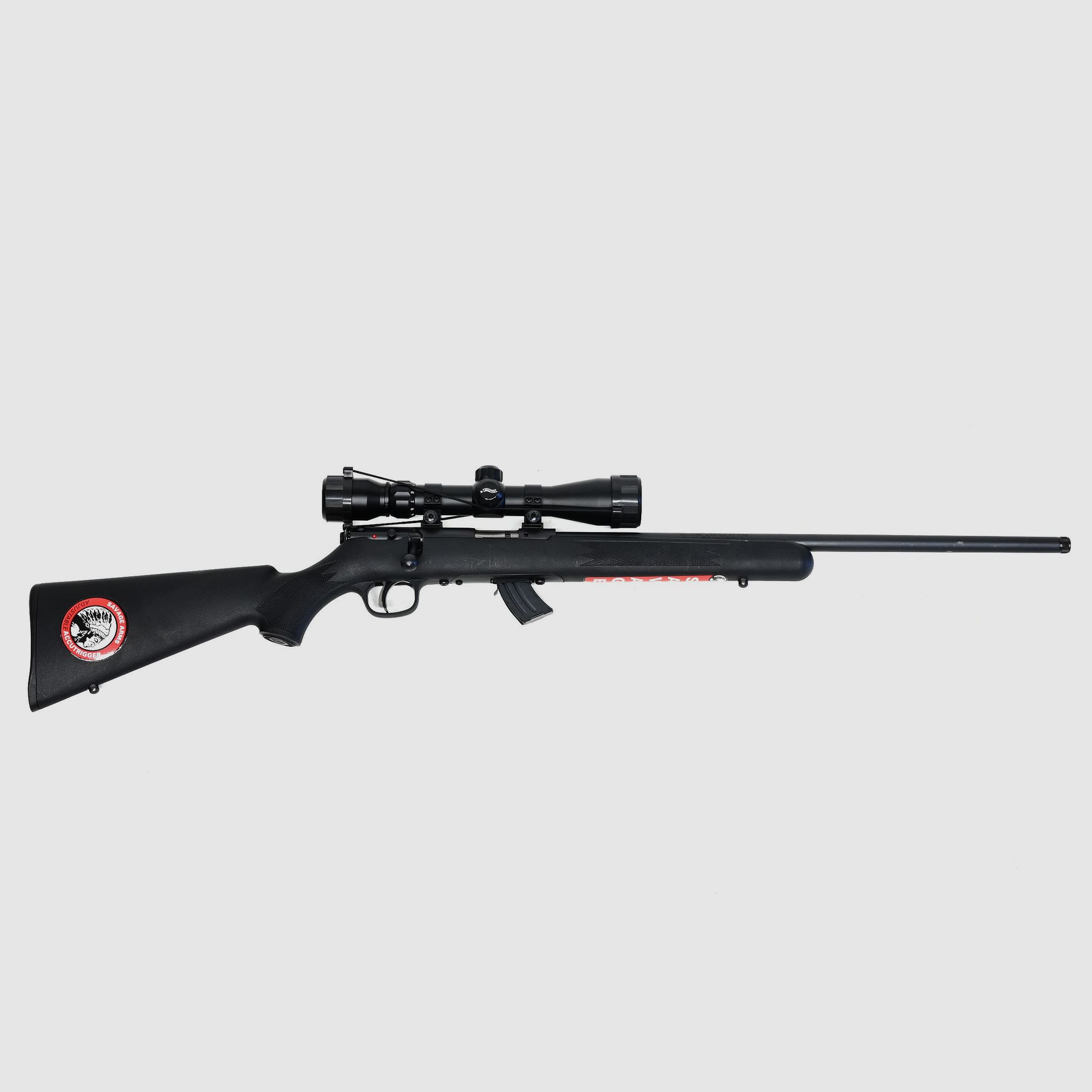 Rep. Gewehr Savage MK2, Occ., .22 LR, ZF Bushnell 3-9×32, 3 Magazinen