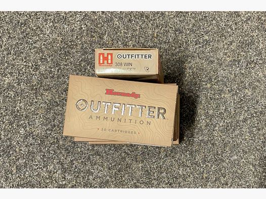 Hornady Outfitter 308 Winchester 165 granos CX