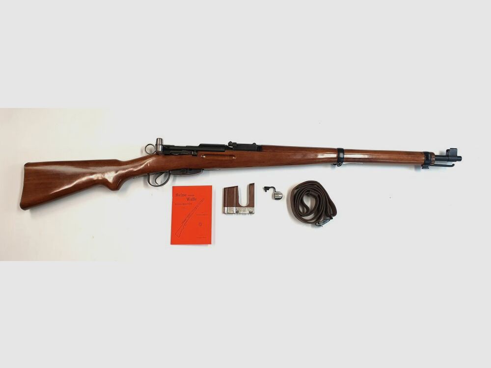 Waffenfabrik Bern Karabinek powtarzalny Szwajcarski Schmidt Rubin K31 Kaliber 7,5x55 Swiss z dopasowanymi numerami i odnowiony