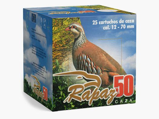 AMUNICJA ŚRUTOWA 12/70 RAPAZ 50 (5) 36G