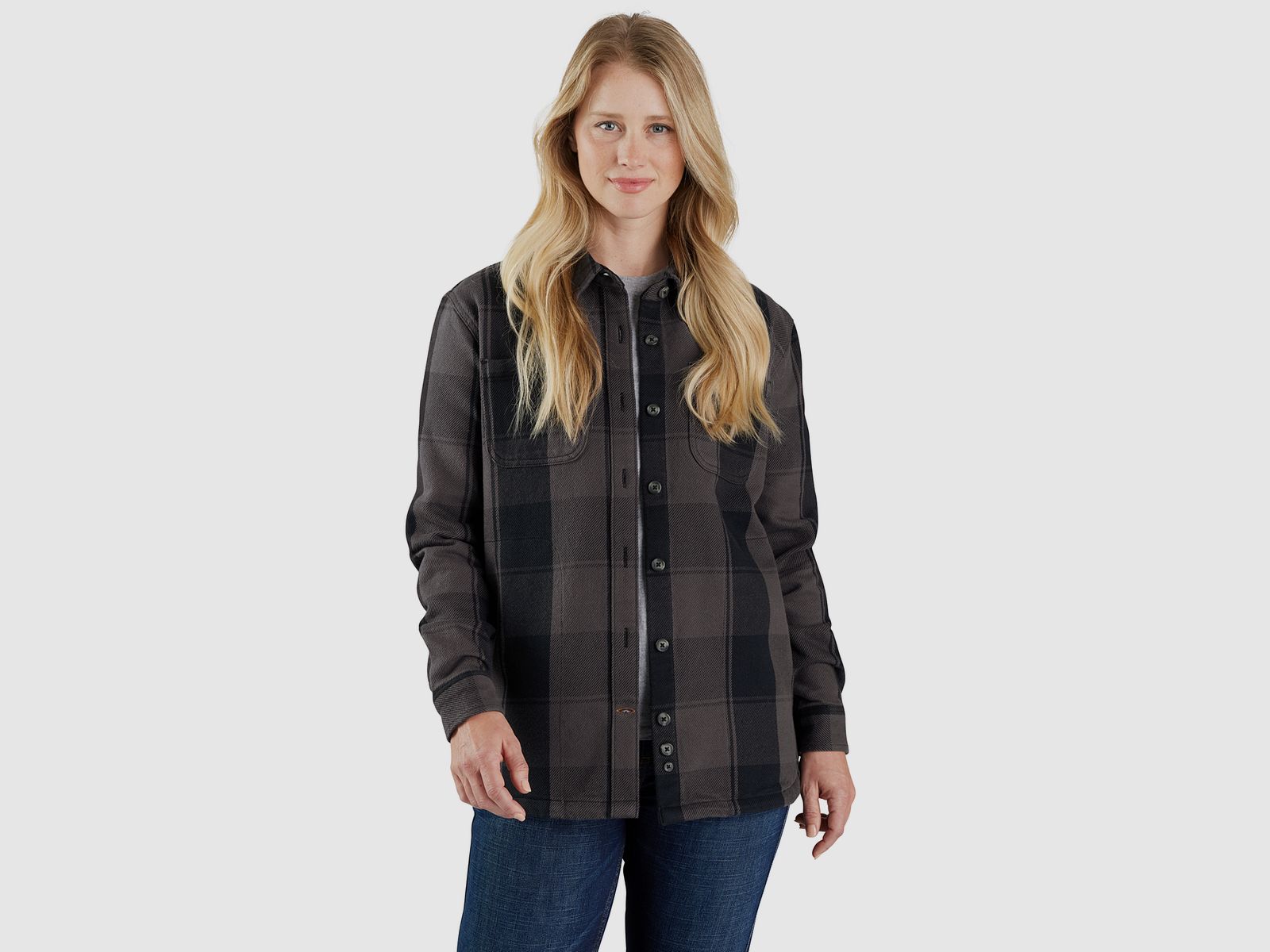 Carhartt Loose Fit Twill Hemdjacke, Damen, Black, S
