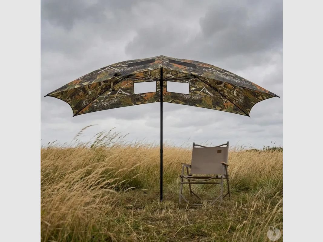 Parapluie de chasse Ertak 2,20m - 2 meurtrières polyester, image 4 sur 6