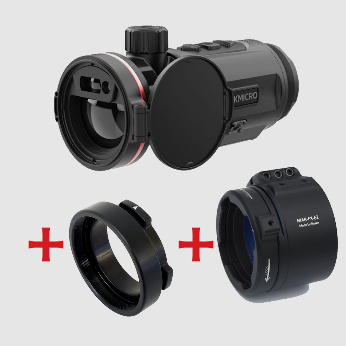 Hikmicro Thunder TQ35CL 3.0 thermal imaging attachment in complete set