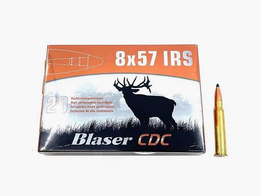 Büchsenpatronen Blaser 8x57 IRS CDC 11,0g. 170gr. Bleifrei !!!