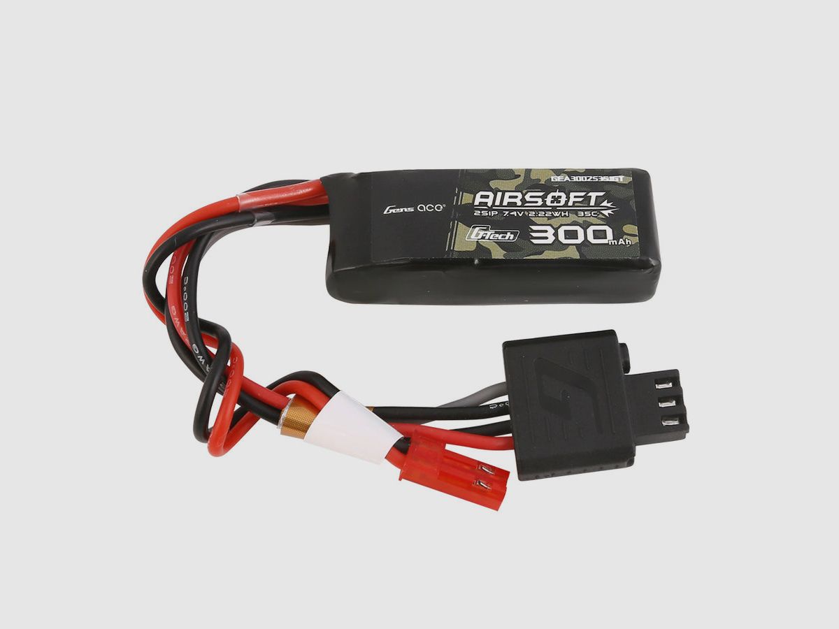 LiPo Akku 7.4V - 300mAh 35C/70C für HPA FCU und AEP | Gens Ace