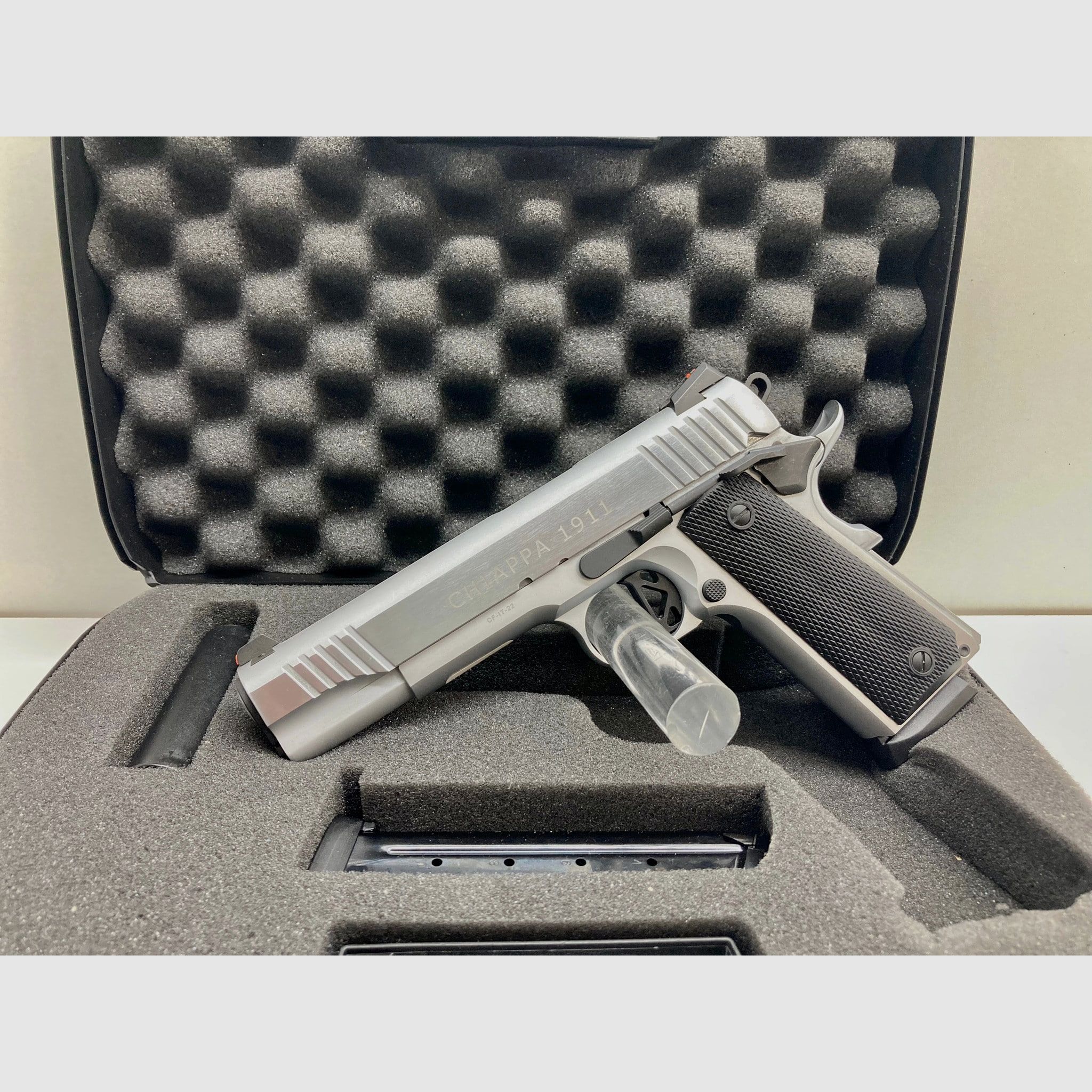 CHIAPPA 1911 Superior Chrome 5″ | 9mm Luger
