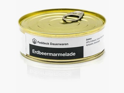 Feddeck Dauerwaren Dosenmarmelade Erdbeere 200g