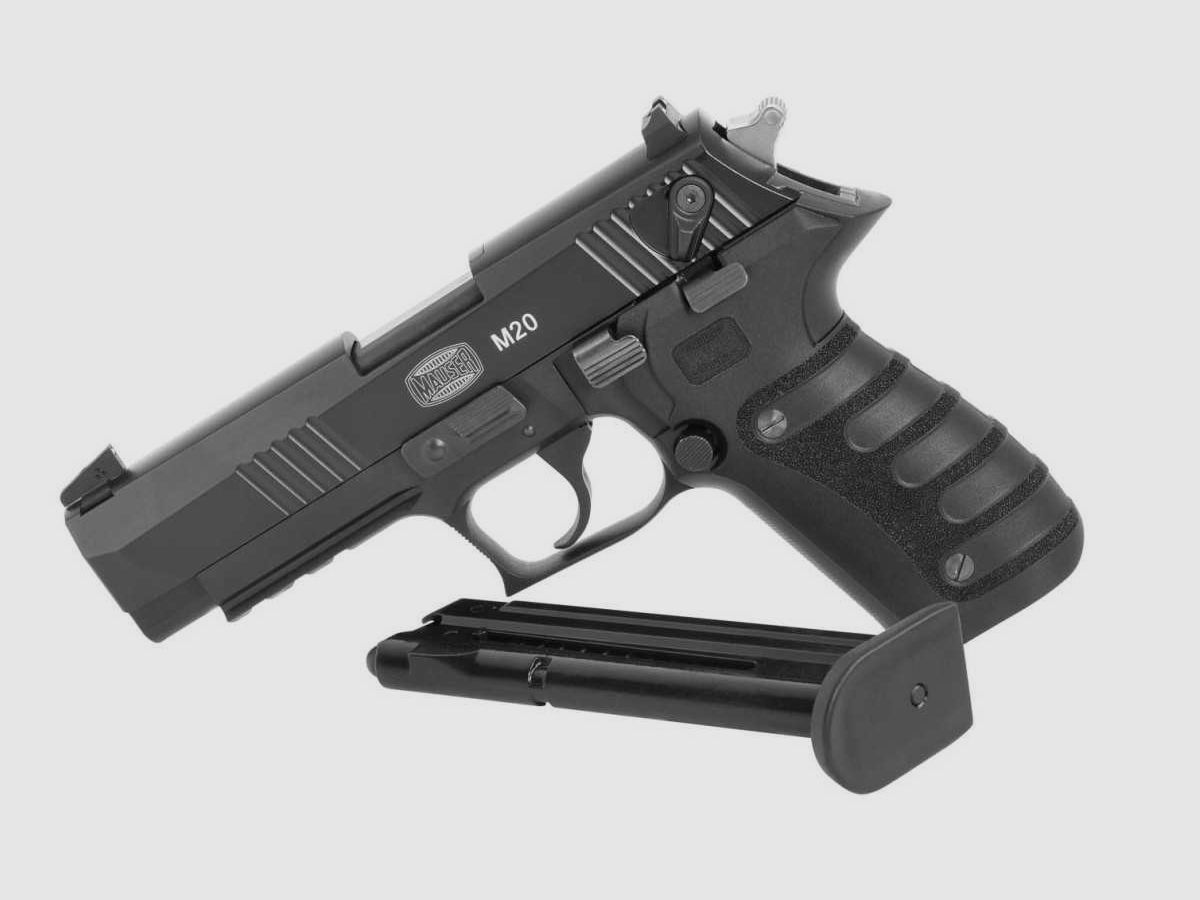 Mauser M20 22 LR semi-automatisch pistool zwart, afbeelding 2 van 3