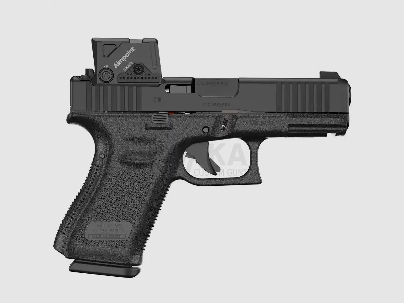 Glock Pistole 19 Gen5 MOS/FS A-CUT™ Combo