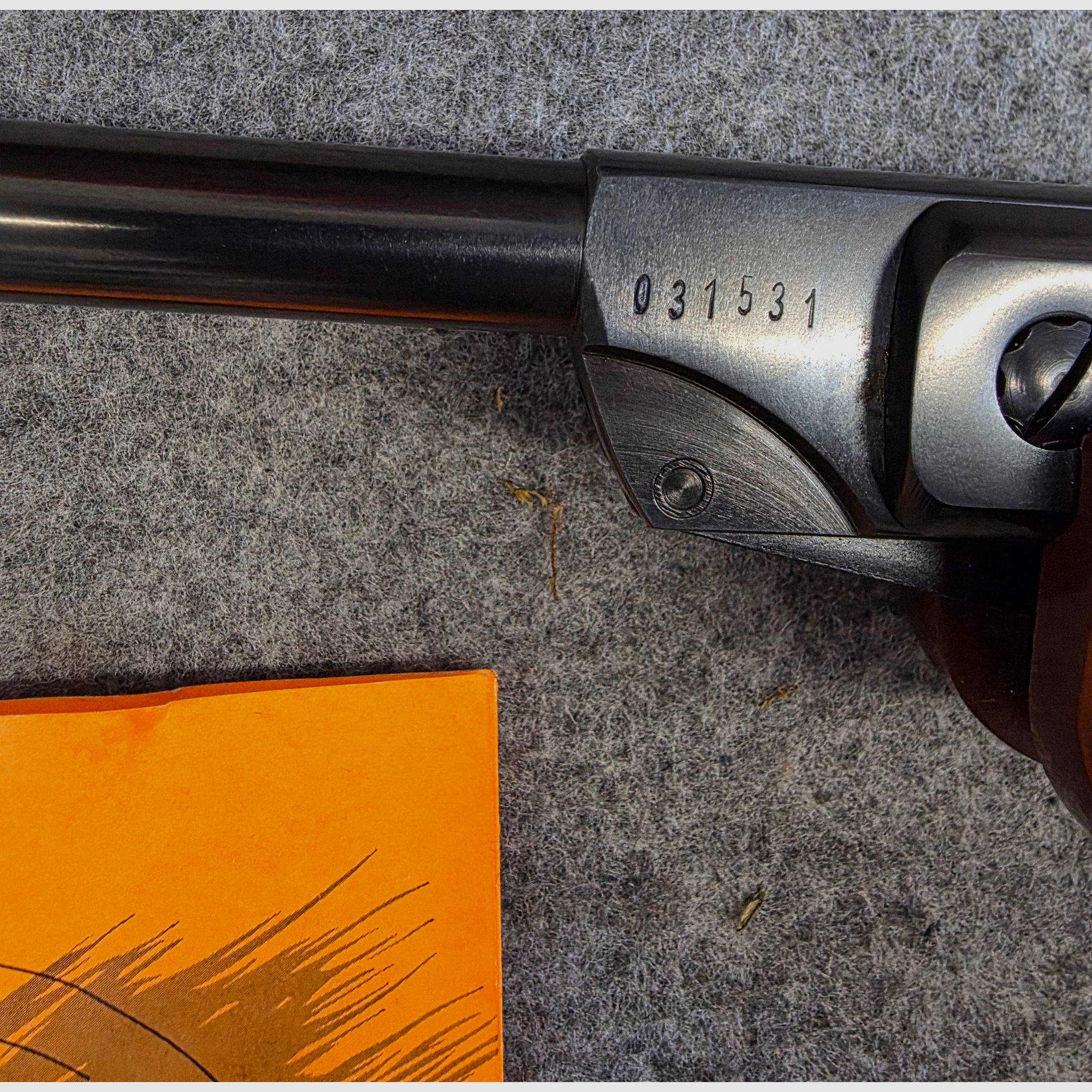 Für Sammler neuwertige  Diana Luftpistole Modell 6 von 1969 ohne F - Zeichen Pistole Cal. 4,5mm Diabolo Knicker