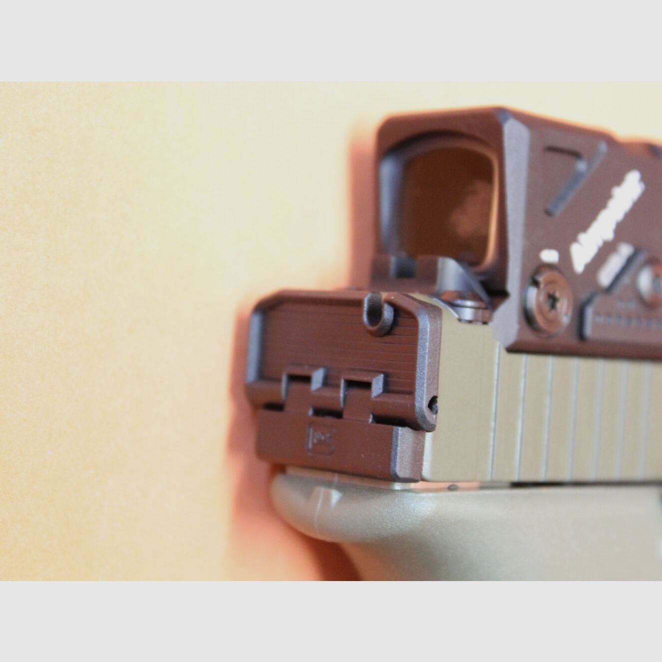 Glock Ha.Pistole 9mmLuger Glock45 Gen5 A-CUT Aimpoint COA Combo Hunter Edition OD Green m. Red Dot Sight