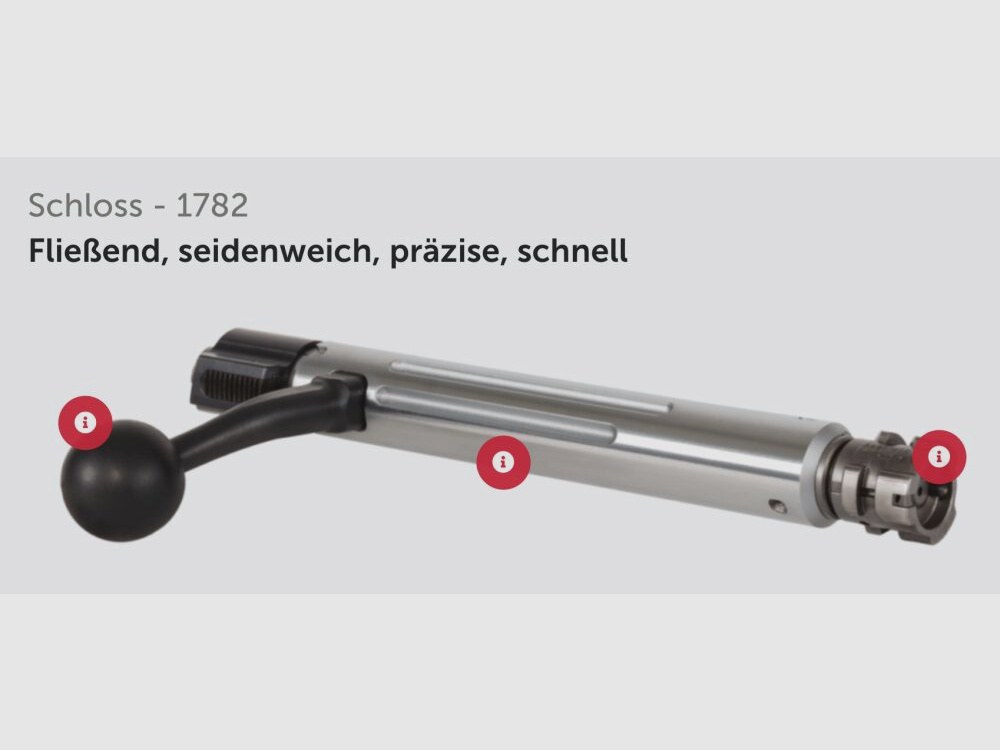 J.G. Anschütz 1782 D G-15x1 Lochschaft Kaliber .243 Win. 580 mm Repetierbüc .243Win