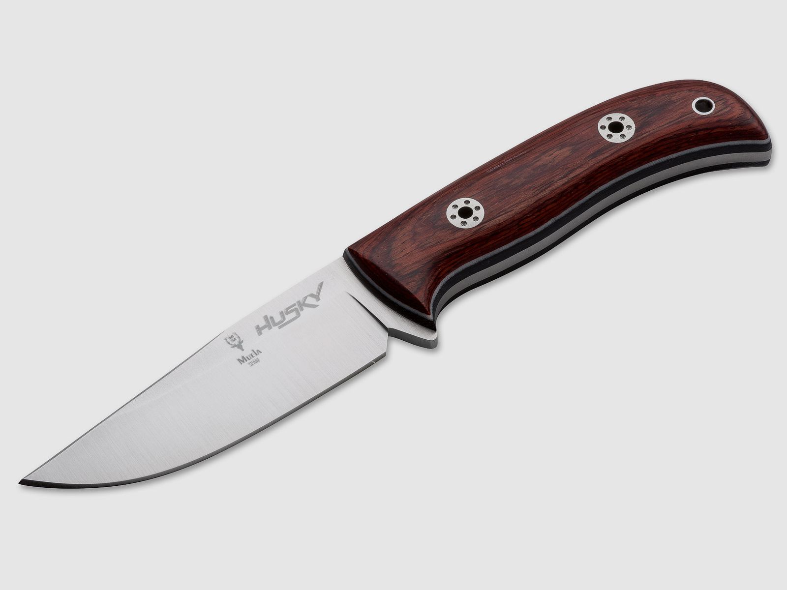 MUELA HUSKY RWL ROSEWOOD mit hochwertiger Lederscheide