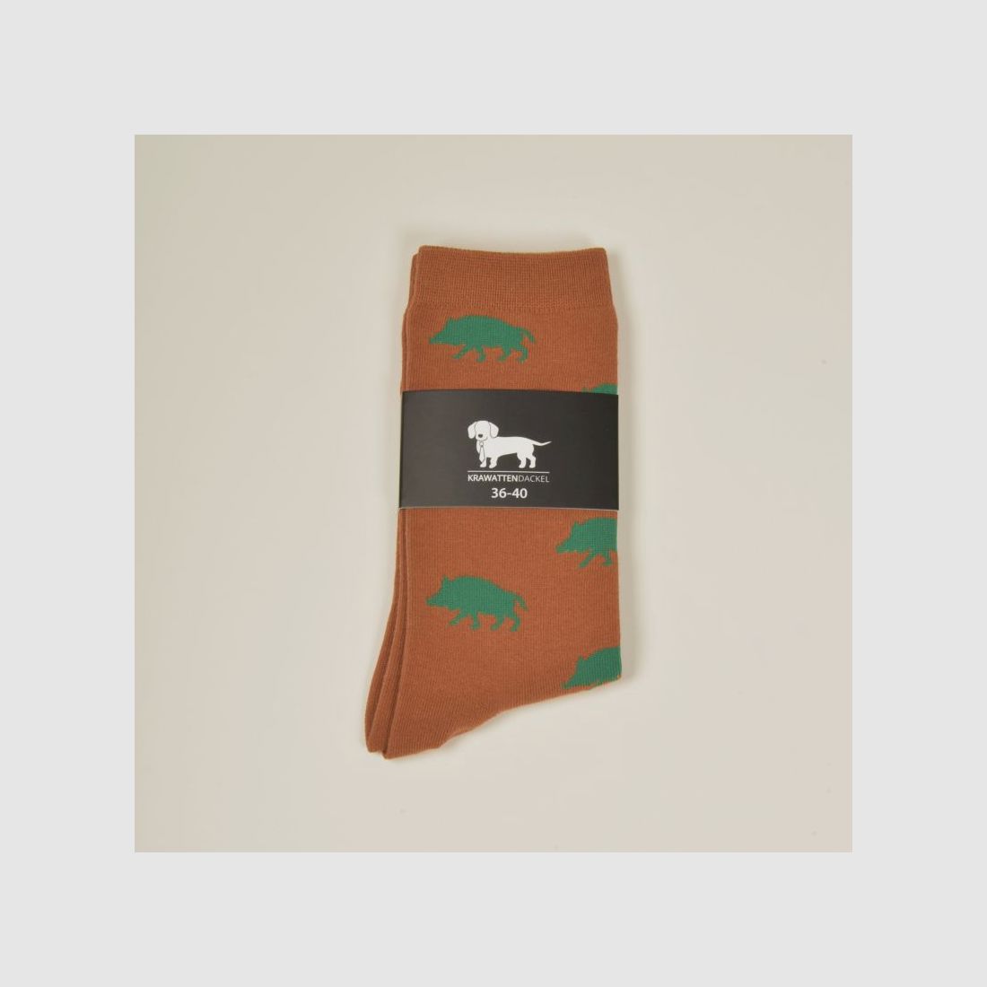 466 g calze marroni, cinghiale verde