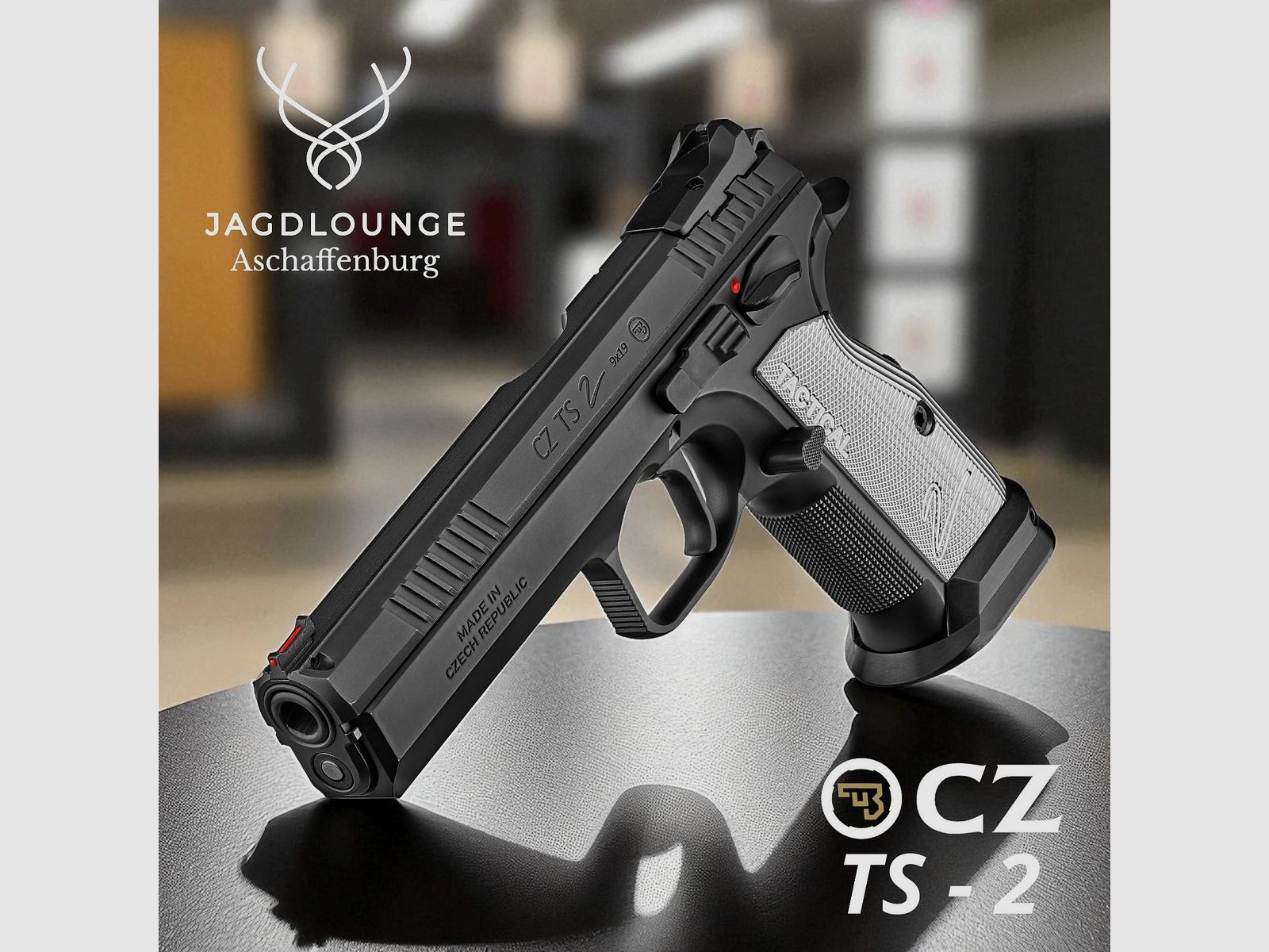 Pistolet CZ TS 2 Argent, image 1 sur 3