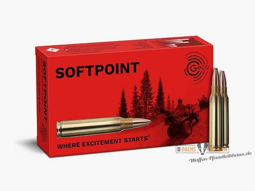 GECO .223 Rem. SOFTPOINT 3,4g/53gr Częściowa powłoka 20 Strzałów