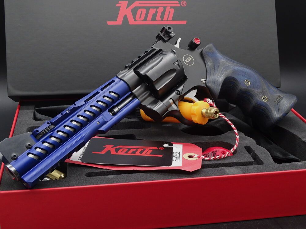 Korth Super Sport GTA BLUE Kaliber .357 Magnum 6" WIR HABEN IMMER KORTH REVOLVER AM LAGER