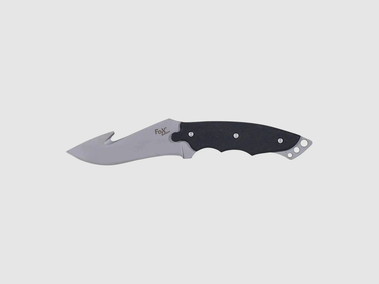 MFH Coltello Neck Knife Fox nero