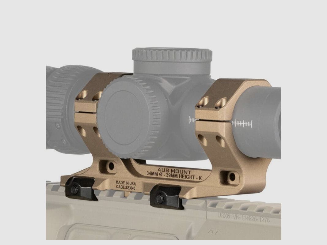AUS 34mm Optikmontage 1,70" Höhe-K (Kurz) - FDE