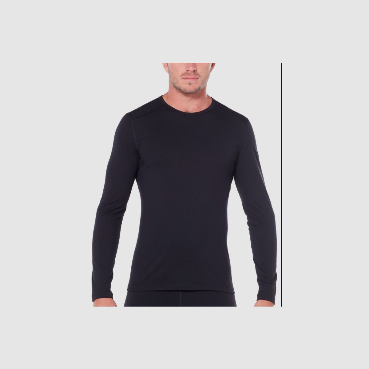 ICEBREAKER Merino 200 Oasis Long Sleeve Crewe Men Black