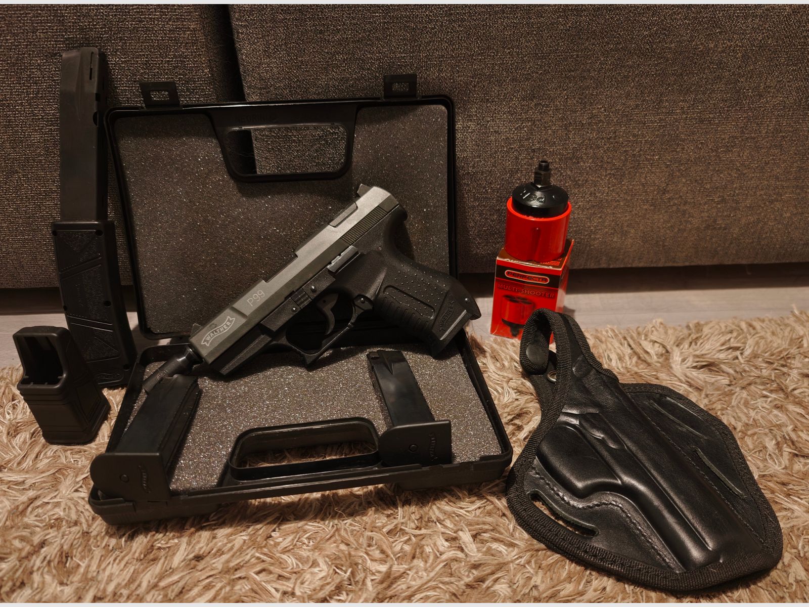 Walther P99 pistola a salve + accessori