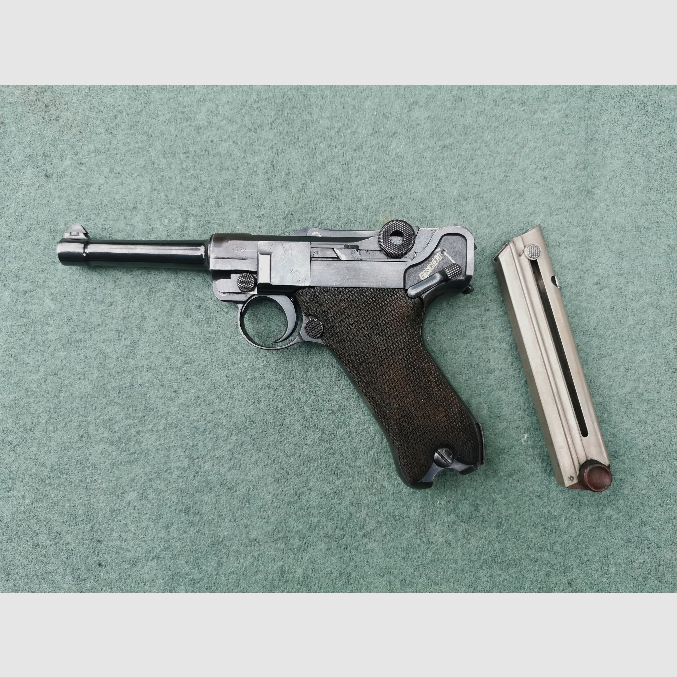 Pistole Mauser 08 DWM von 2016