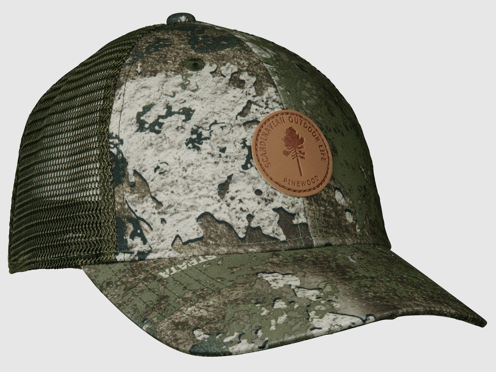 Pinewood Mesh Cap Hunter strata /moss grün