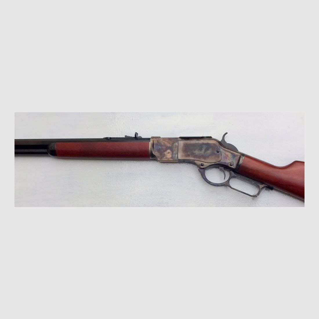 UBERTI ITALY UBERTI Type Winchester 1873 Short Rifle octagonal barrel 20, image 6 of 8