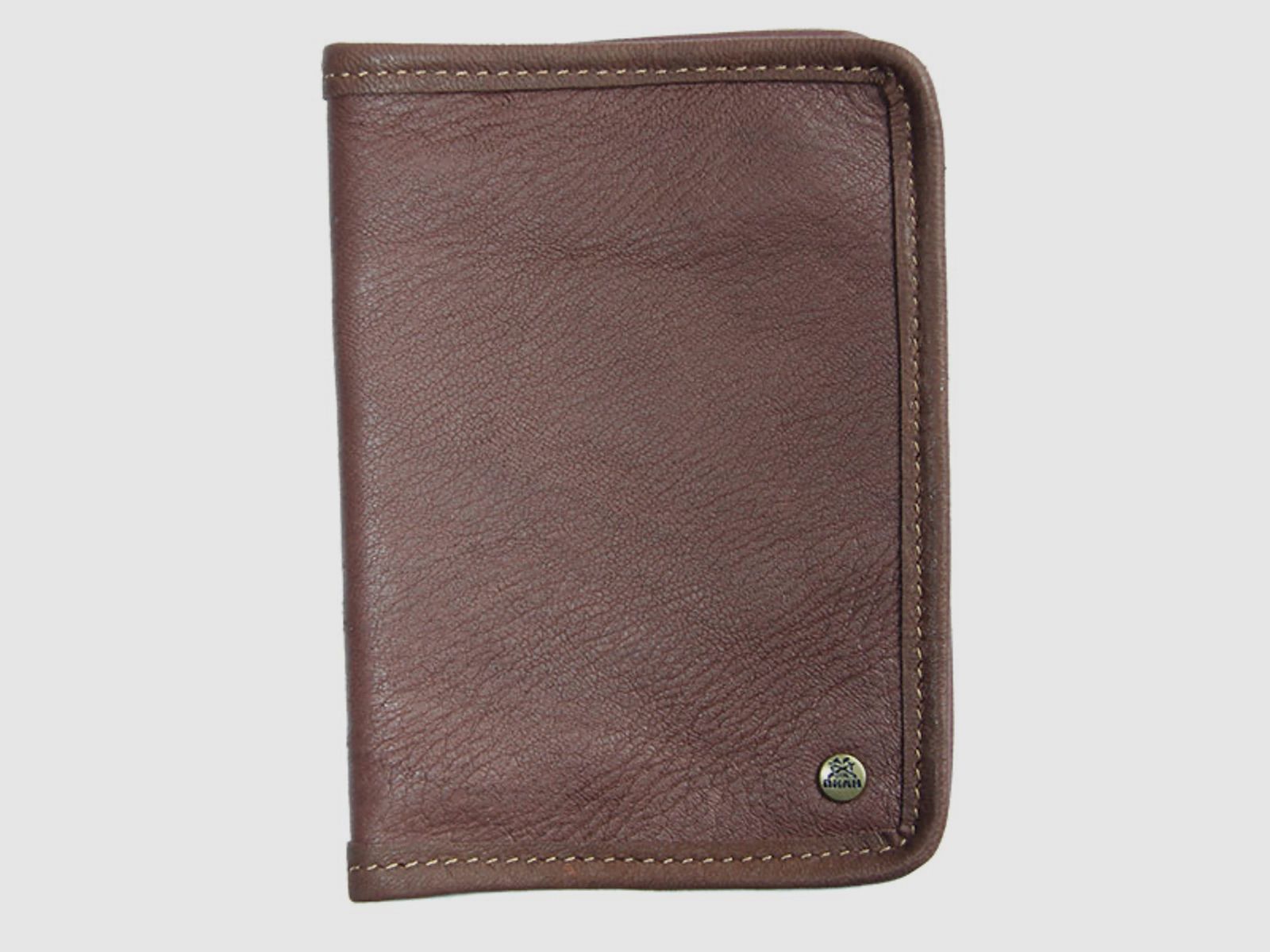 AKAH hunting license case made of moose leather