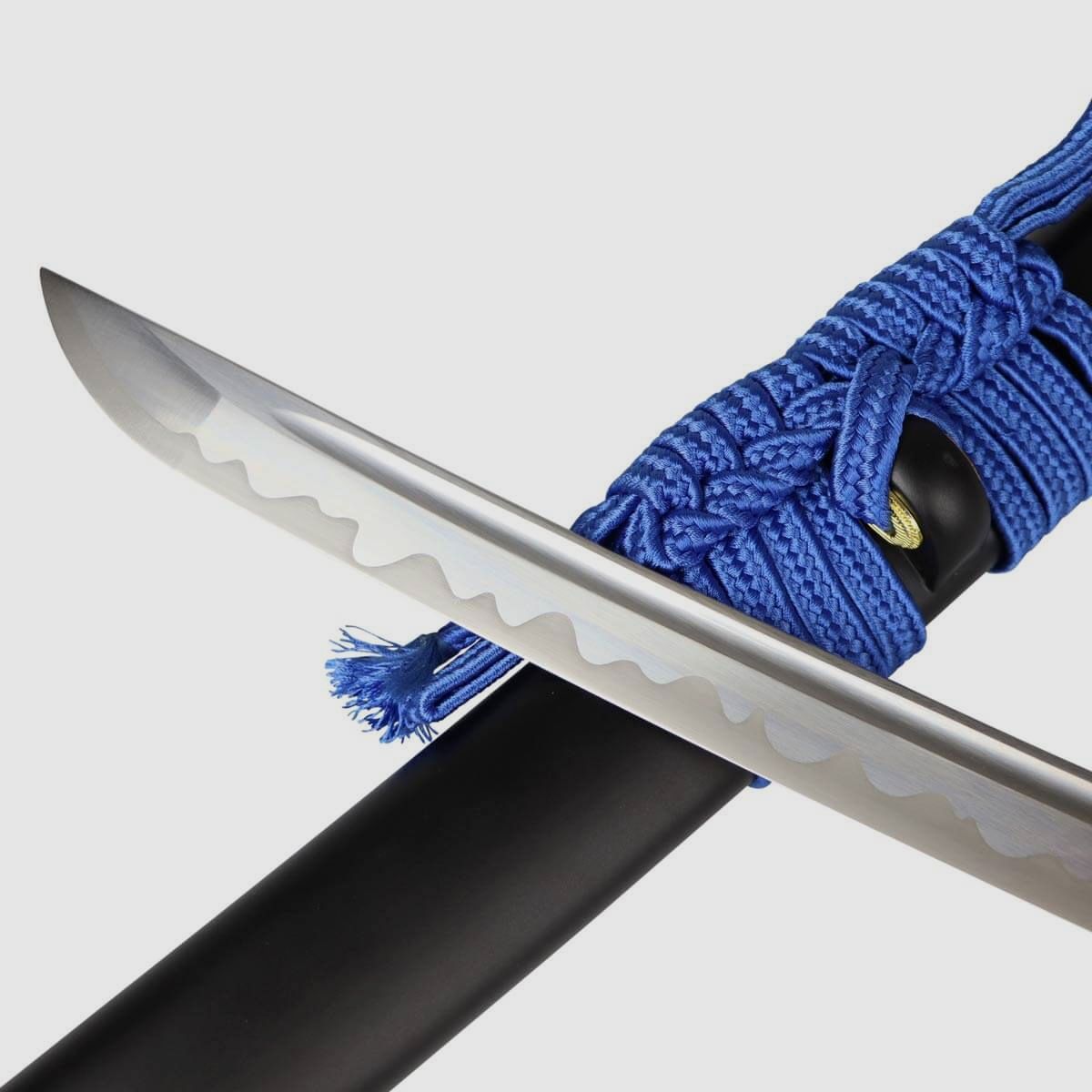 Iaito training sword with blunt steel blade