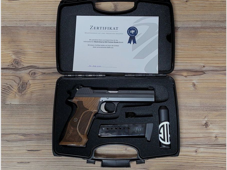 Sig Sauer P210 Super Target 5" Zwart - Mastershop MADE IN GERMANY