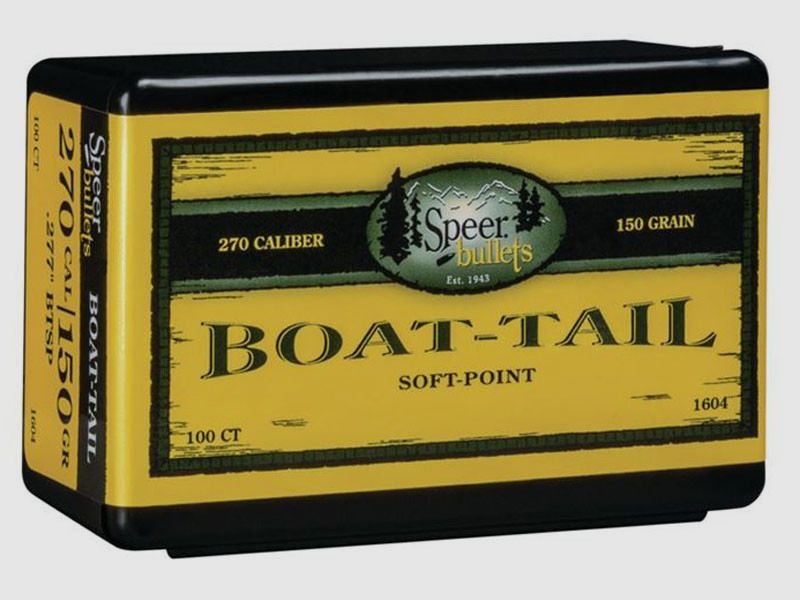 Projectiles SPEER Boat-Tail – .277″ – 150 grains, image 1 sur 2