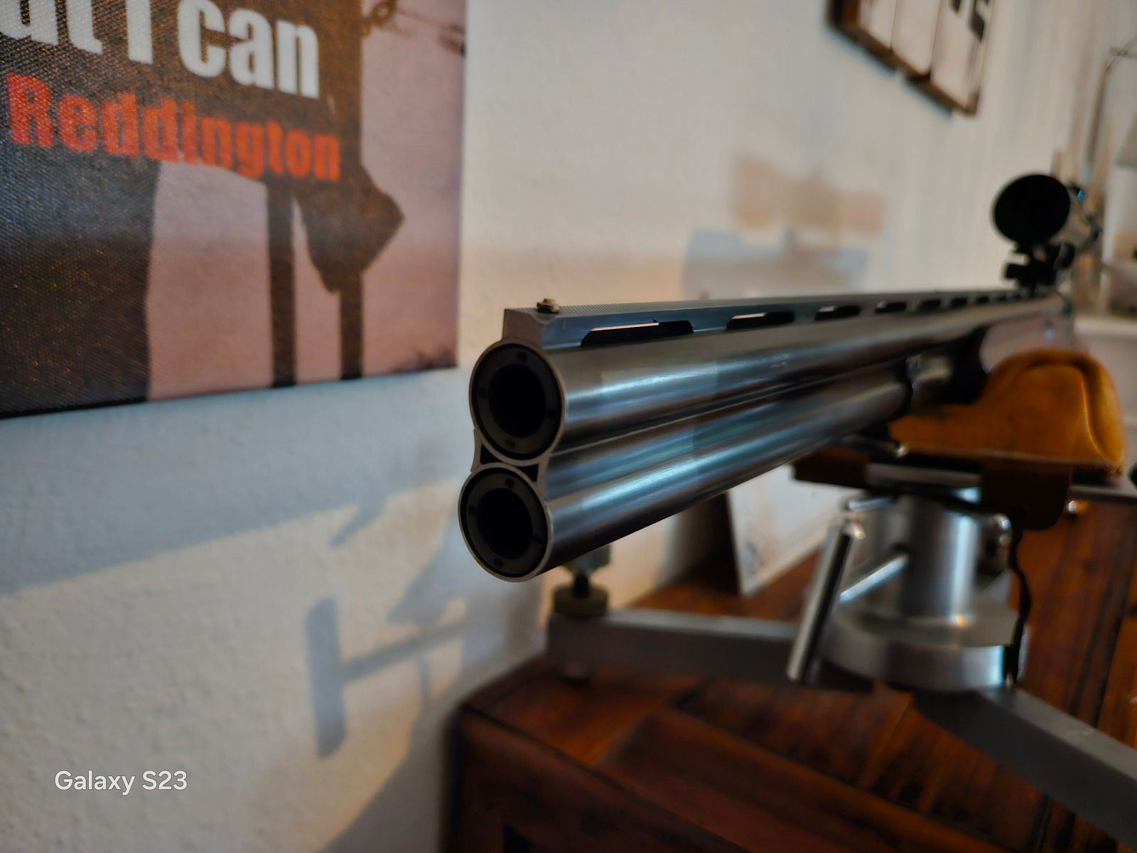 Over-and-under shotgun with interchangeable barrels in 45/70 - also trade for watch!