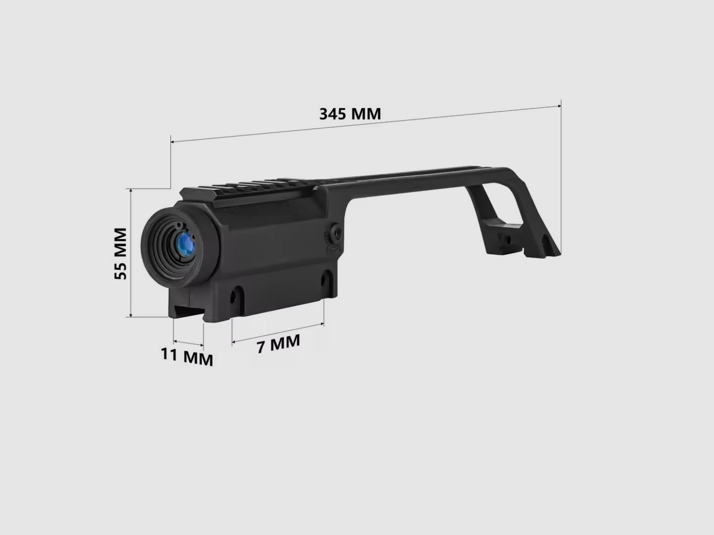 G36 Poignée de transport Optique avec adaptateur Picatinny en aluminium T2
