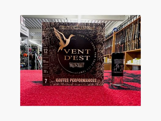 TUNET Black Tempest Acciaio 12x70 32g (x25)