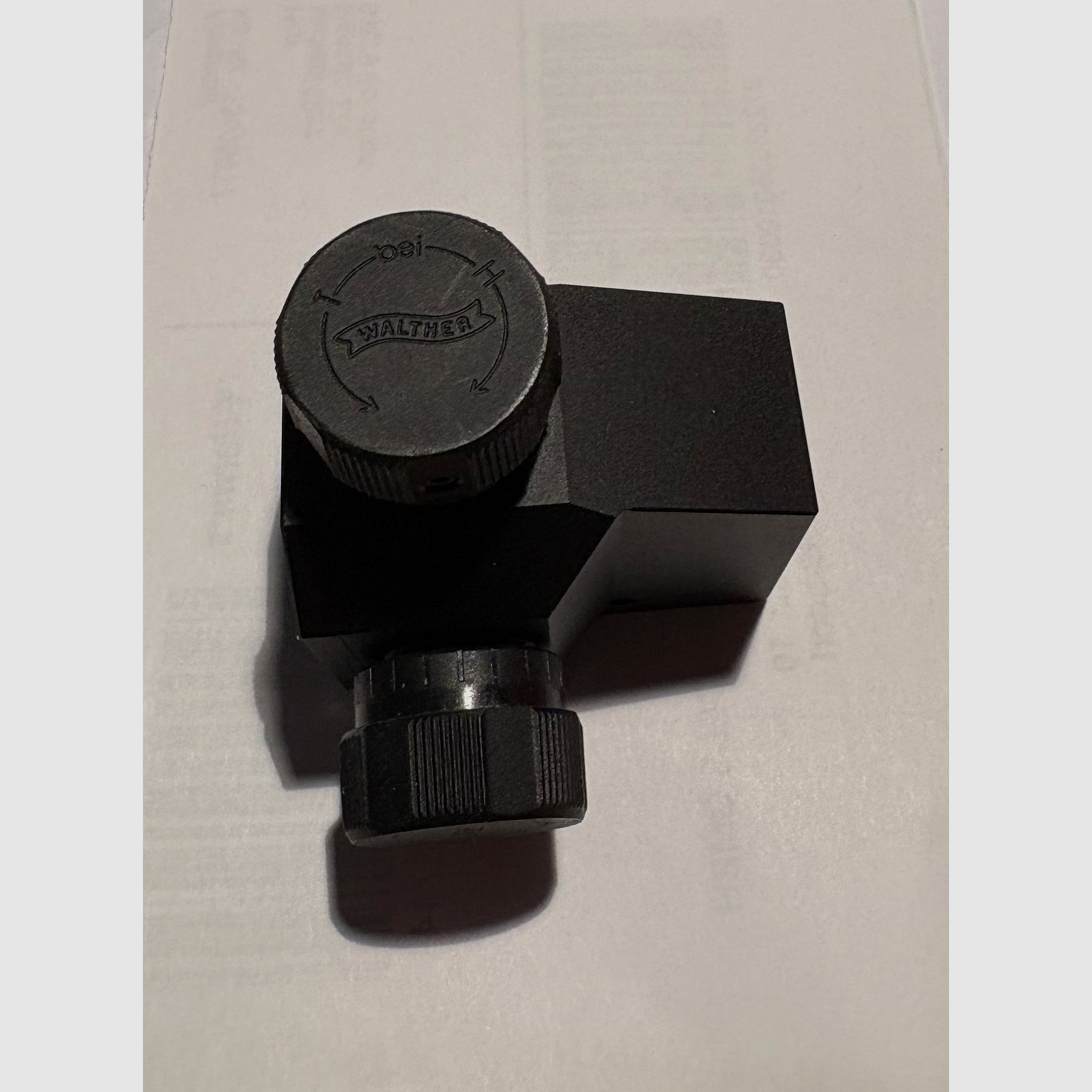 Walther Matchdiopter, zwart voor LG / KK