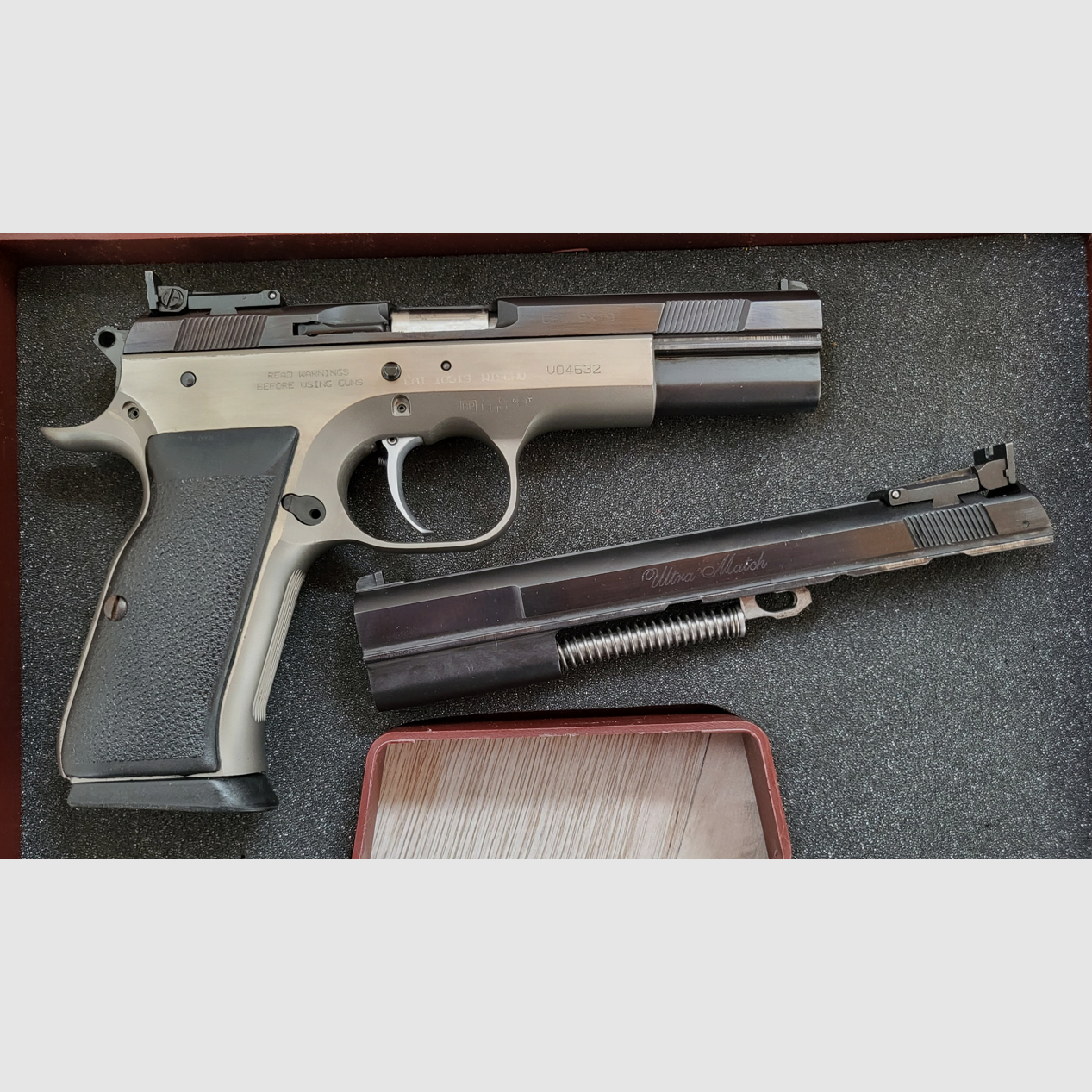 Tanfoglio Ultra Match en calibre 45 ACP avec système interchangeable 9x19 5 pouces, image 6 sur 6