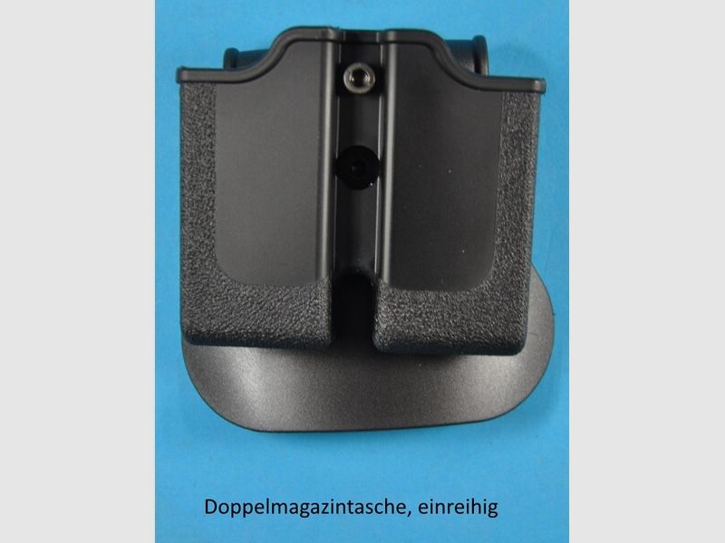 schwenkbare Paddle-Doppel-Magazintasche für Colt 1911, Sig Sauer P220, S&W 4506, 4516 u.s.w.