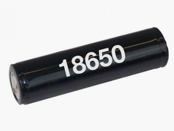 Ecell Battery 18650, 2600mAh, protected flat top
