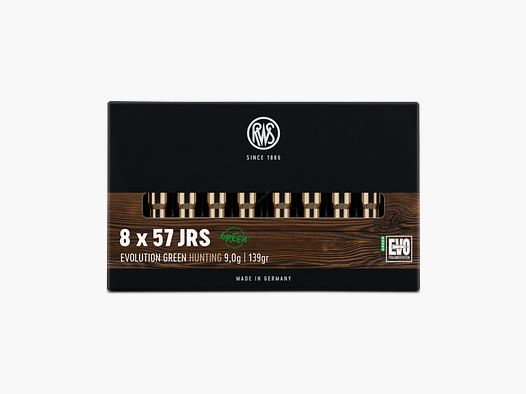 AMUNICJA RWS kal.8x57 JRS HIT GREEN 10,4 g