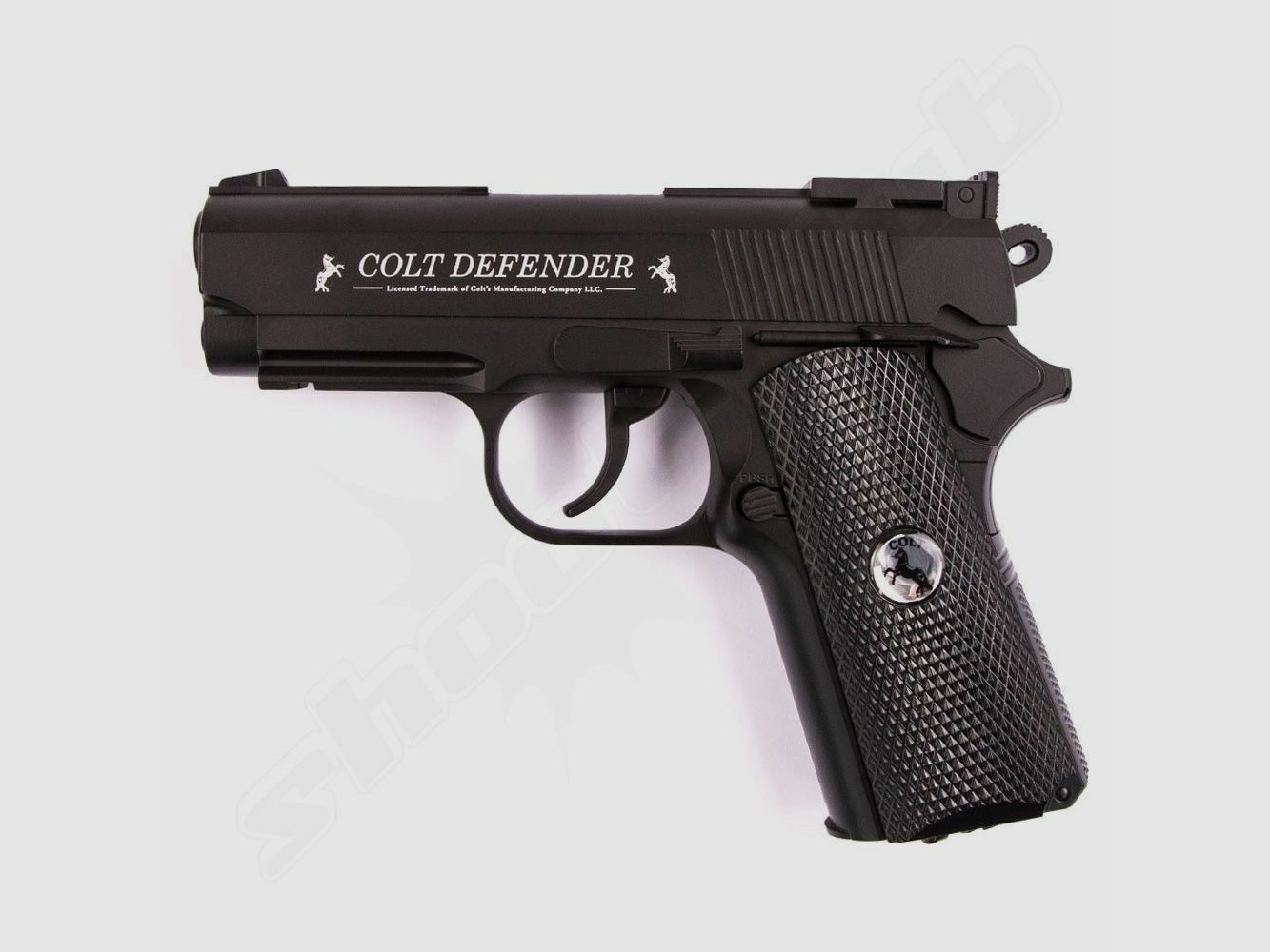 Colt Defender Pistola CO2 4,5mm BB in acciaio, nera