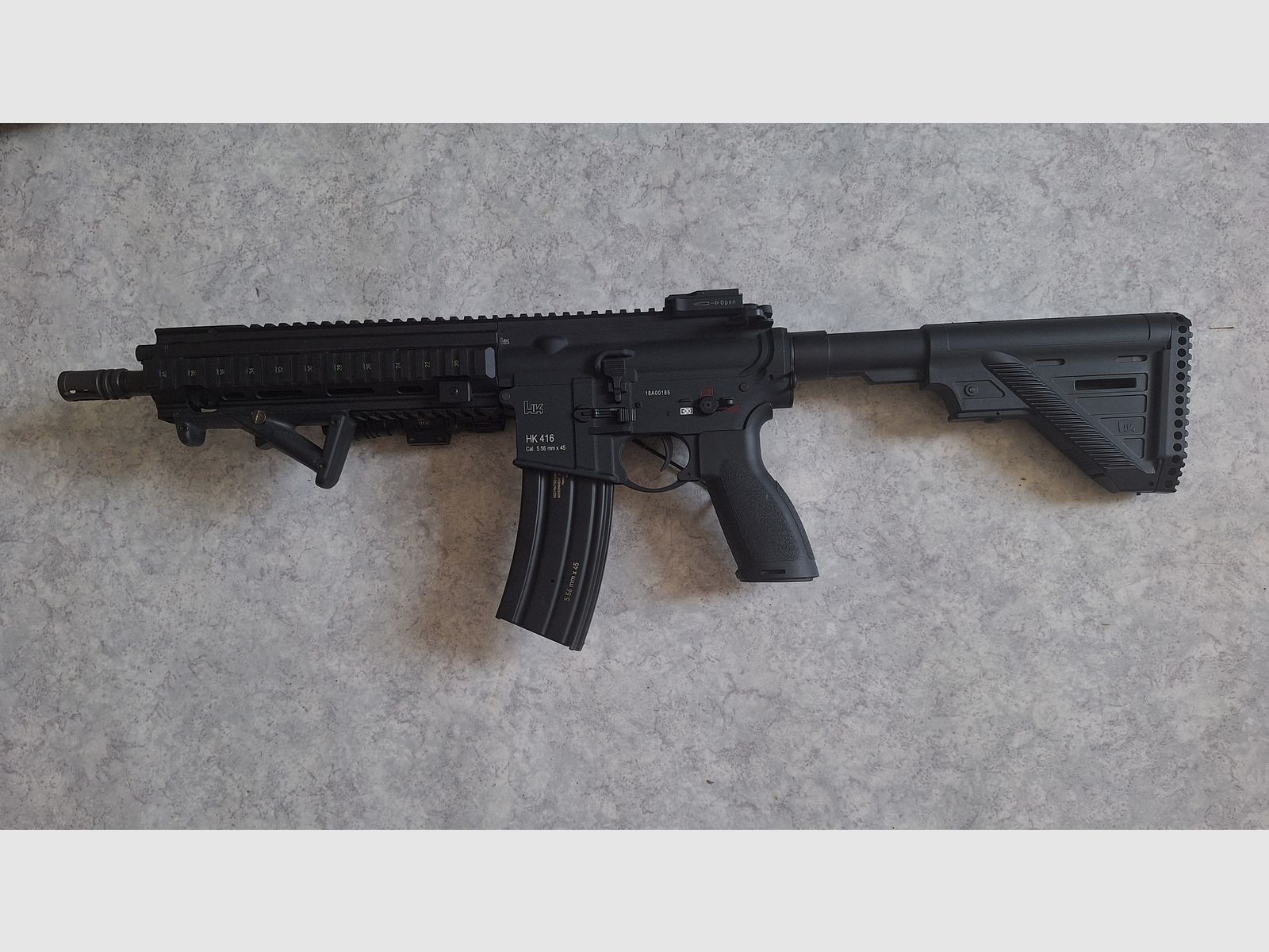 Airsoft HK 416 A5 S-AEG mit viel Zubehör 