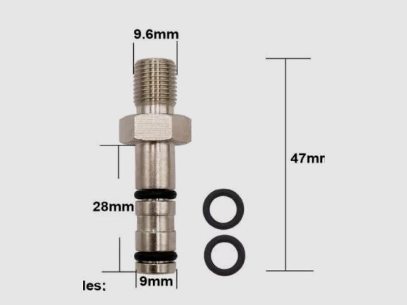 Hatsan BT65 Hercules .35 9mm Füllsonde Füllsonde Anschlussadapter Druckluft neu